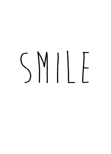 Smile, Posters / Text posters at Desenio AB (7642, posters)